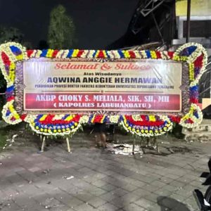 Bunga Papan Selamat PRESIDENTIAL - Full Border Super Masif (Ukuran Super Jumbo) - Dorus Florist