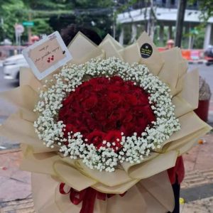 Bunga Tangan Hand Bucket Buket Romansa Klasik Jumbo (The Classic Grandeur Bouquet)