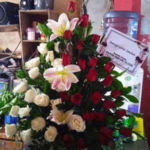 Bunga Meja Murah Rangkaian Bunga Doa Kesembuhan (The Get Well Soon Premium Arrangement)