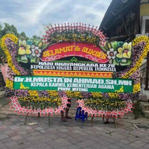 Bunga Papan Selamat ULTIMATE JUMBO - Full Border Super Masif (Triple Size) - Dorus Florist