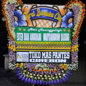 Bunga Papan Duka Cita JUMBO - Bingkai Penuh (Full Border) Super Masif - Dorus Florist
