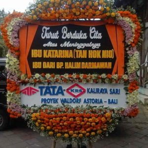 Bunga Papan Duka Cita JUMBO - Bingkai Penuh (Full Border) Super Masif - Dorus Florist