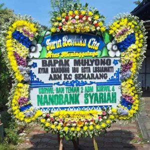 Bunga Papan Duka Cita Spektakuler - Bingkai Penuh (Full Border) Super Masif - Dorus Florist