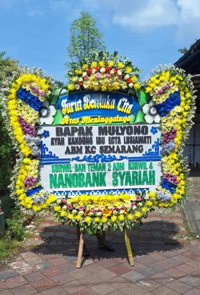 Bunga Papan Duka Cita Spektakuler - Bingkai Penuh (Full Border) Super Masif - Dorus Florist