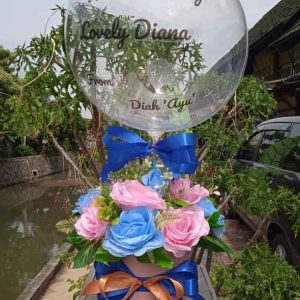 Bunga Meja Murah Bloom Box Balon Abadi (The Everlasting Bubble Bloom Box)