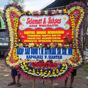 Bunga Papan Selamat Spektakuler - Bingkai Penuh (Full Border) Super Masif - Dorus Florist
